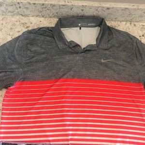 Nike polo - Tiger woods collection - red stripe